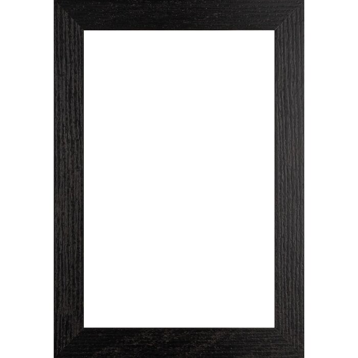Marco de fotos de madera Cordoba Eichenstruktur negro 42x59,4 cm con vidrio antireflex