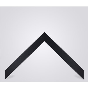 Marco de fotos de madera Jerez negro 20x28 cm con cristal antireflejo