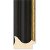 Marco de madera Walther Vigo 13x18 cm Negro con borde plateado Cristal antirreflejo