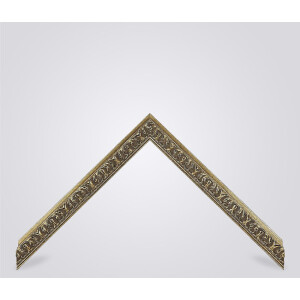 Marco de fotos de madera Pamplona plateado 20x25 cm con vidrio antireflejo