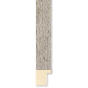 Marco de fotos de madera Malaga creme 59,4x84,1 cm con vidrio antirreflejo