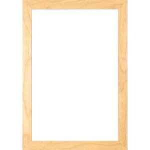 Marco de fotos de madera Saragossa natural 28x35 cm con cristal antireflejo