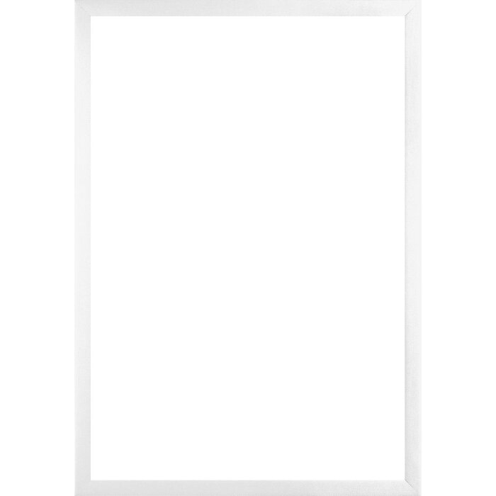 Marco de fotos de madera Sevilla blanco 25x60 cm con cristal transparente