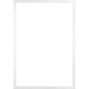 Marco de fotos de madera Sevilla blanco 35x100 cm con cristal transparente