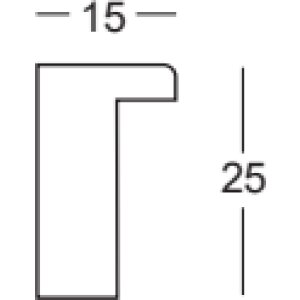 Marco de fotos de madera Walther Alicante marrón oscuro con vidrio transparente 21x29,7 cm