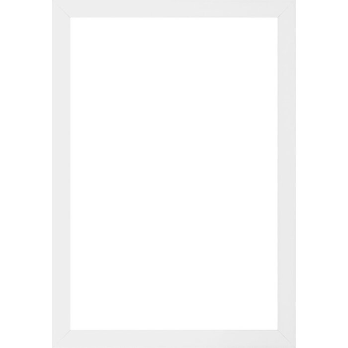 Marco de fotos de madera Walther Barcelona 60x80 cm blanco cristal claro