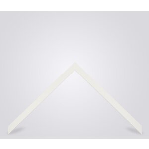 Marco de fotos de madera Walther Barcelona 62x93 cm blanco con cristal transparente