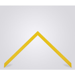 Marco de fotos de madera Walther Barcelona 40x50 cm amarillo con vidrio transparente