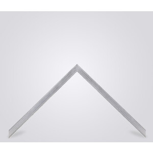 Marco de fotos de madera Walther Barcelona 10,5x14,8 cm con cristal transparente y acabado en plata