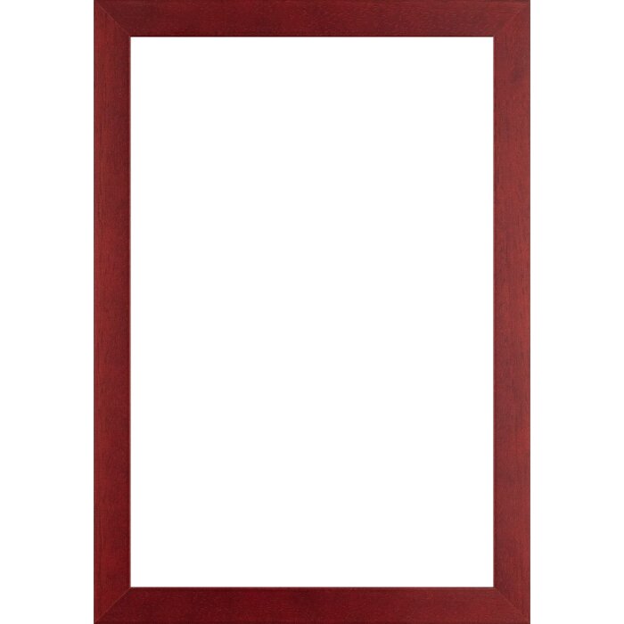 Marco de fotos de madera Madrid 25x70 cm vino rojo cristal transparente