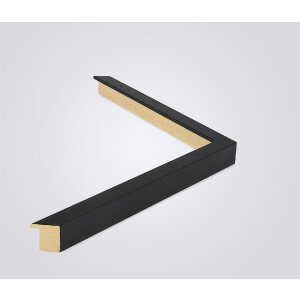 Marco de fotos Walther Madrid 62x93 cm negro cristal claro