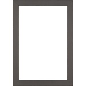 Marco de fotos de madera Bilbao con borde plateado 50x70...