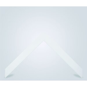 Marco de fotos de madera Jerez blanco 7x10 cm con cristal transparente