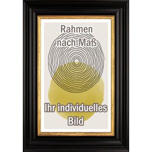 Marco de madera Walther Vigo 42x59,4 cm negro con borde...