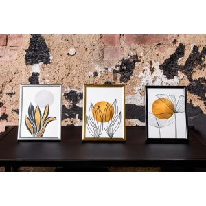 Marco de plástico Henzo Napoli 15x20 cm plata