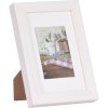Henzo Marco de Madera Jardin Blanco 10x15 cm con Passepartout 7x10 cm