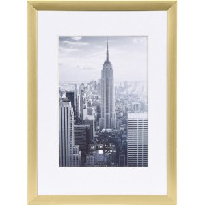 Marco de aluminio Henzo Manhattan oro 13x18 cm con...