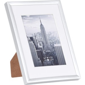 Marco de aluminio 13x18 cm Manhattan plata