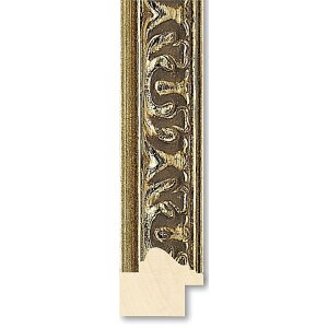 Marco de fotos de madera Walther Pamplona plata 10,5x14,8 cm con cristal transparente