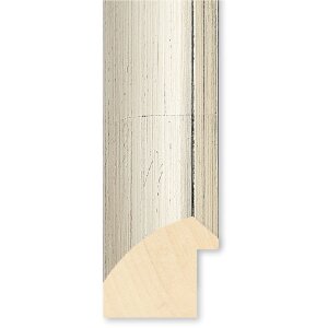 Marco de fotos de madera Almeria plata 13x13 cm vidrio transparente