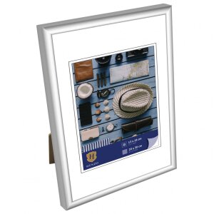 Marco de plástico Napoli 20x30 cm plata