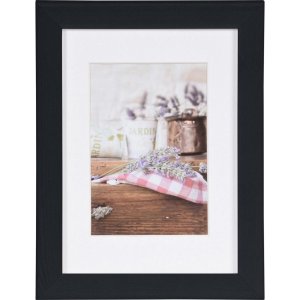 Henzo Marco de madera Jardin 13x18 cm negro con...