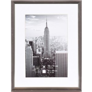 Marco 15x20 cm aluminio Manhattan en gris
