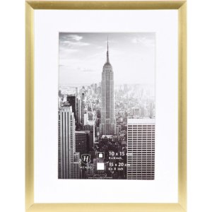 Marco Manhattan Aluminio 15x20 cm dorado