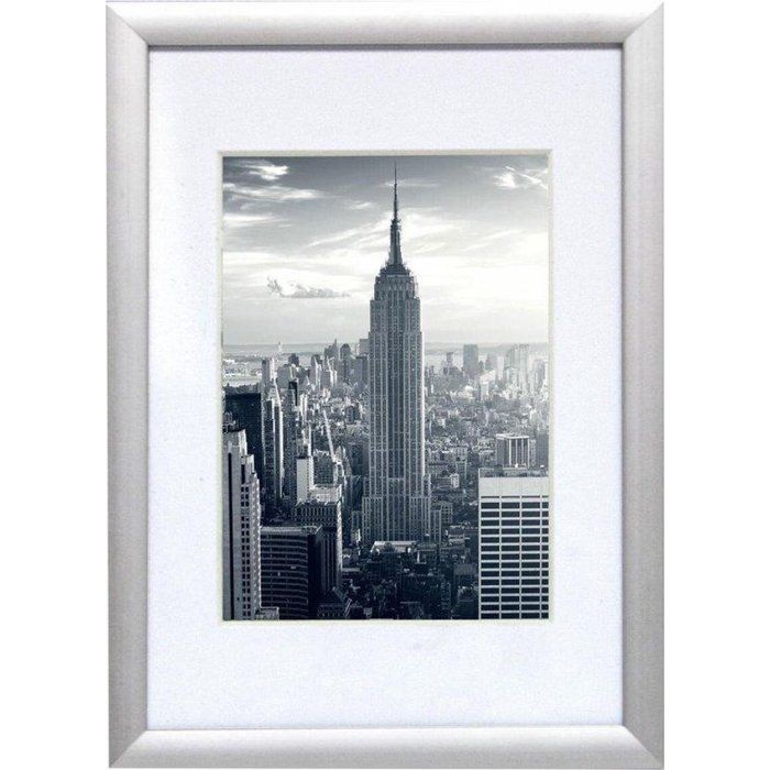 Marco de aluminio Manhattan 15x20 cm en plata