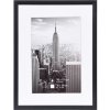 Marco de aluminio Manhattan en negro 15x20 cm