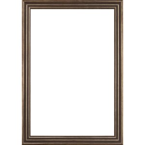 Marco de fotos de madera Palma negro 45x60 cm con vidrio transparente