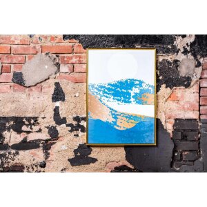 Marco de plástico Napoli 24x30 cm dorado
