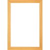 Marco de fotos de madera Saragossa roble 61x91,5 cm vidrio claro