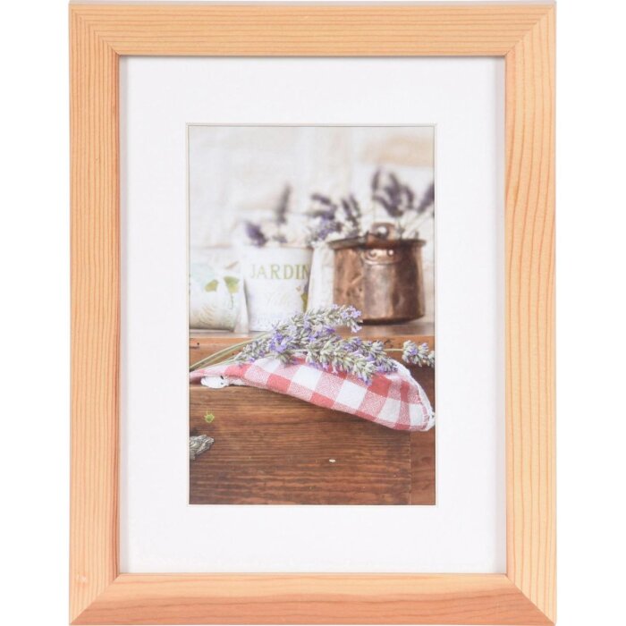 Henzo marco de madera JARDIN nature 15x20 cm con passepartout 10x15 cm