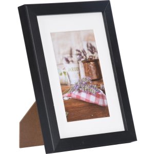marco de madera negro 15x20 cm JARDIN