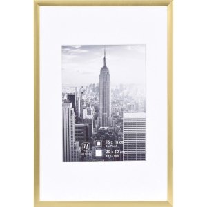 Marco 20x30 cm Aluminio Manhattan en dorado