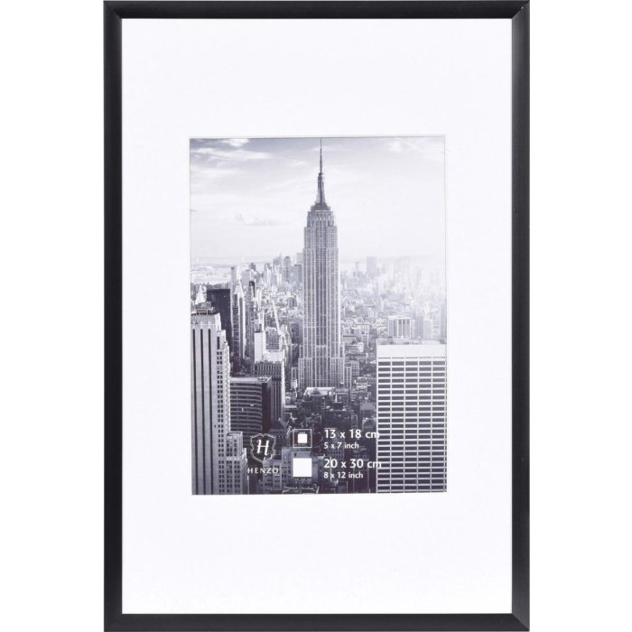 Marco de aluminio Manhattan 20x30 cm en negro