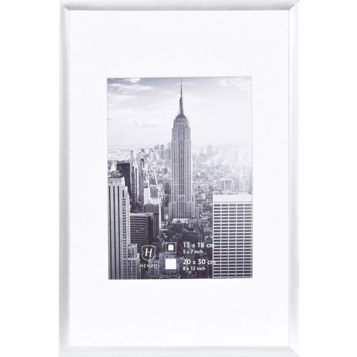 Marco de aluminio Manhattan 20x30 cm en plata
