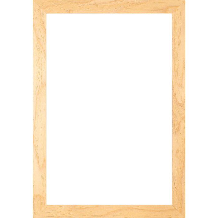 Marco de fotos de madera Saragossa natur 23x70 cm con vidrio transparente