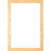 Marco de fotos de madera Saragossa natural 50x70 cm con vidrio transparente