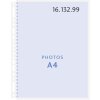 Henzo 10 bolsillos para fotos A4 hojas de inserción transparentes
