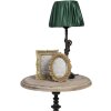 Clayre & Eef 50525 Mesa auxiliar marrón, negro Ø 50x64 cm