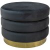 Clayre & Eef 50616G Taburete Gris Ø 60x45 cm