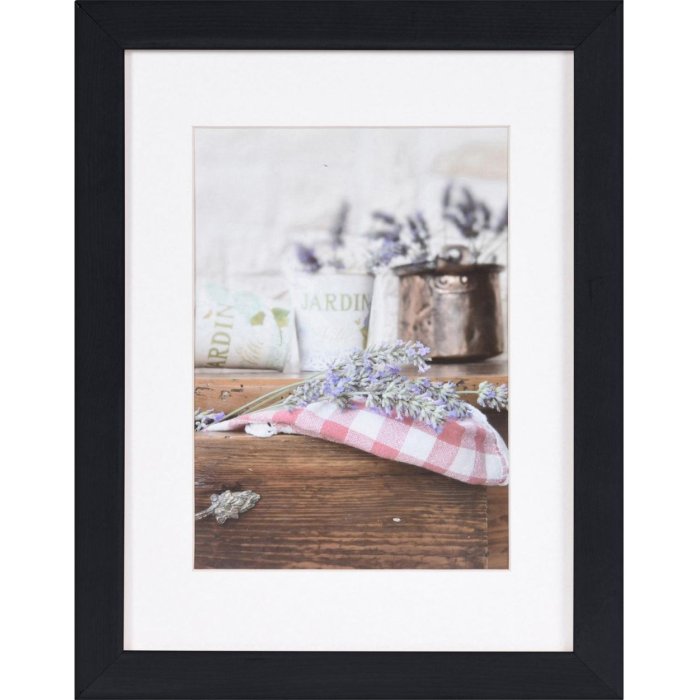 marco de madera negro 18x24 Henzo Jardin