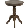 Clayre & Eef 5H0535 Mesa auxiliar marrón Ø 50x65 cm