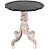 Clayre & Eef 5H0539 Mesa auxiliar negra Ø 66x75 cm