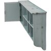 Clayre & Eef 5H0571 Armario de Pared Azul 80x15x40 cm