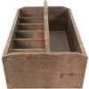 Clayre & Eef 5H0572 Caja de Madera Marrón 89x32x23 cm