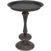 Clayre & Eef 5H0617 Mesa auxiliar marrón, negra Ø 49x67 cm