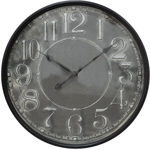 Clayre & Eef 5KL0215 Reloj de Pared Gris Ø...